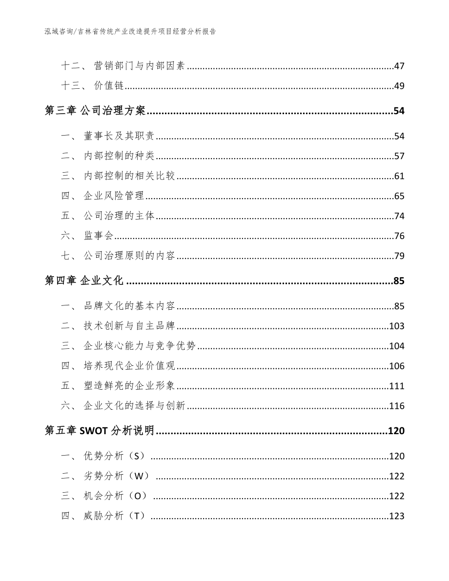 吉林省传统产业改造提升项目经营分析报告_第4页