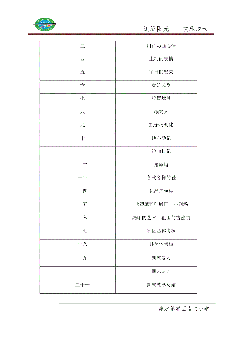 冀教版美术四年级下册教学计划_第3页