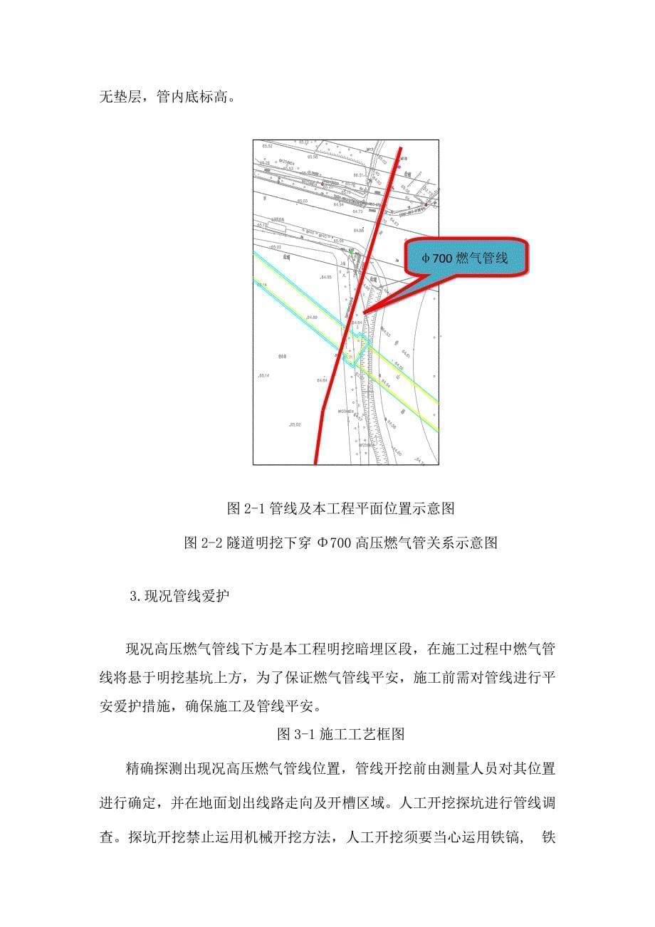 下穿高压燃气管线专项施工方案_第5页