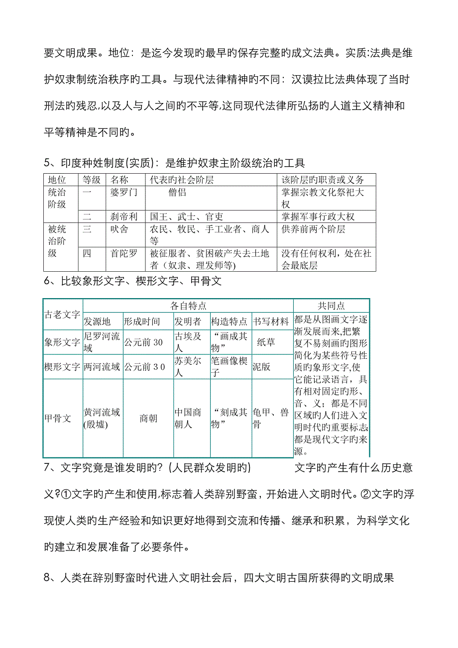 城关中学八年级历史与社会期末复习(综合材料)_第2页