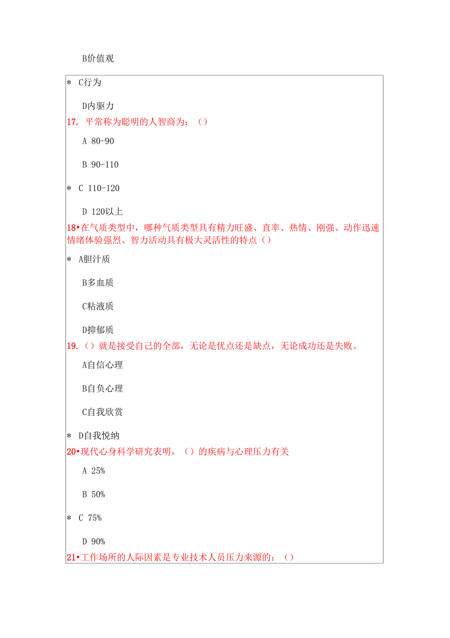 2021年公需课《情绪管理》考试试卷14_第4页