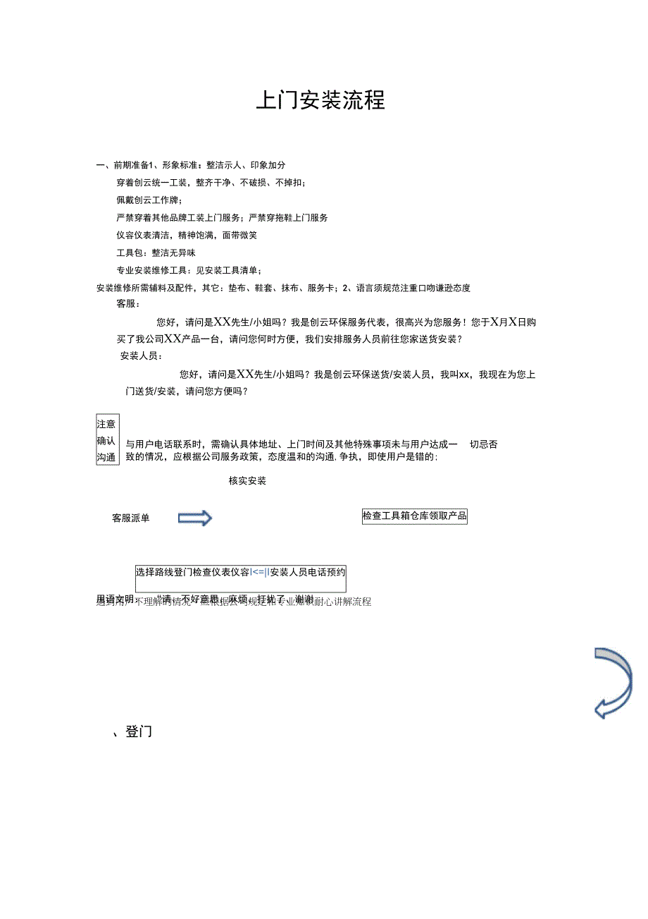 安装服务流程_第1页