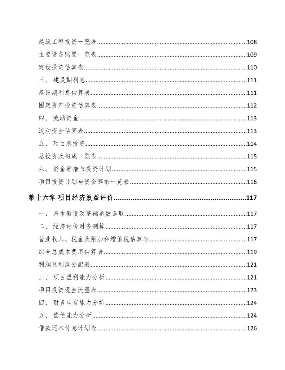 郴州光学元件项目可行性研究报告_第5页