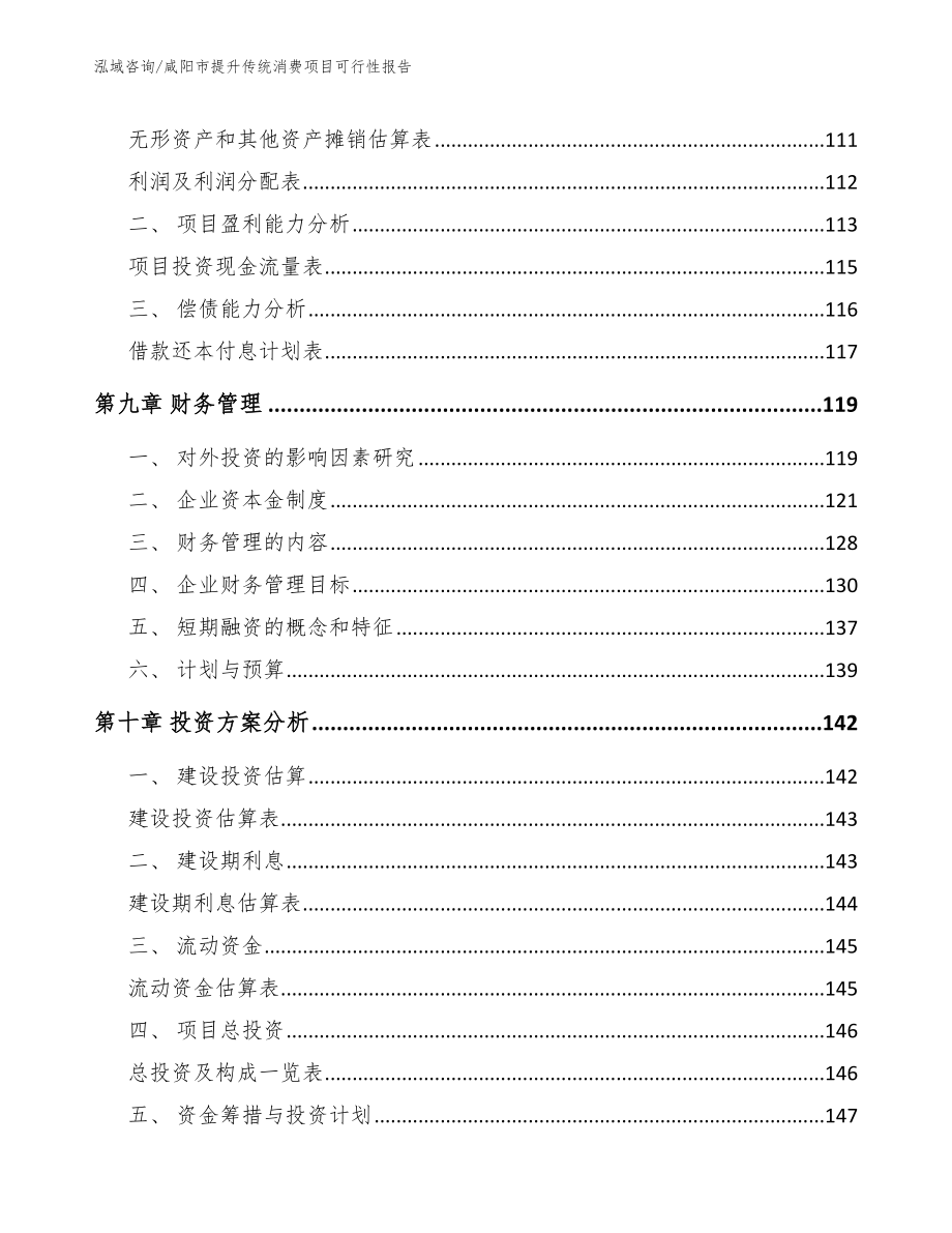 咸阳市提升传统消费项目可行性报告_第4页