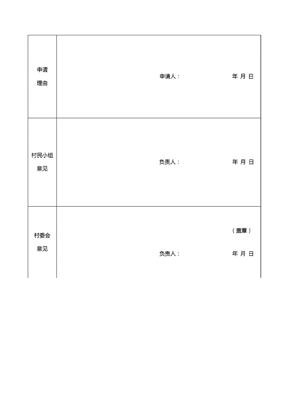 农村宅基地和建房申请审批表_第2页