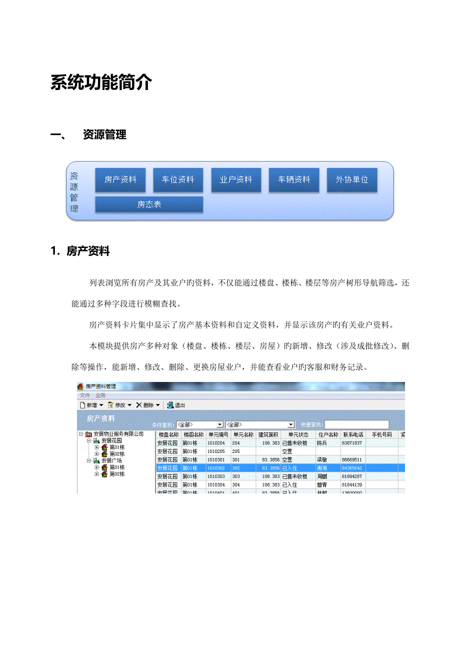 物业基础管理系统需求_第2页