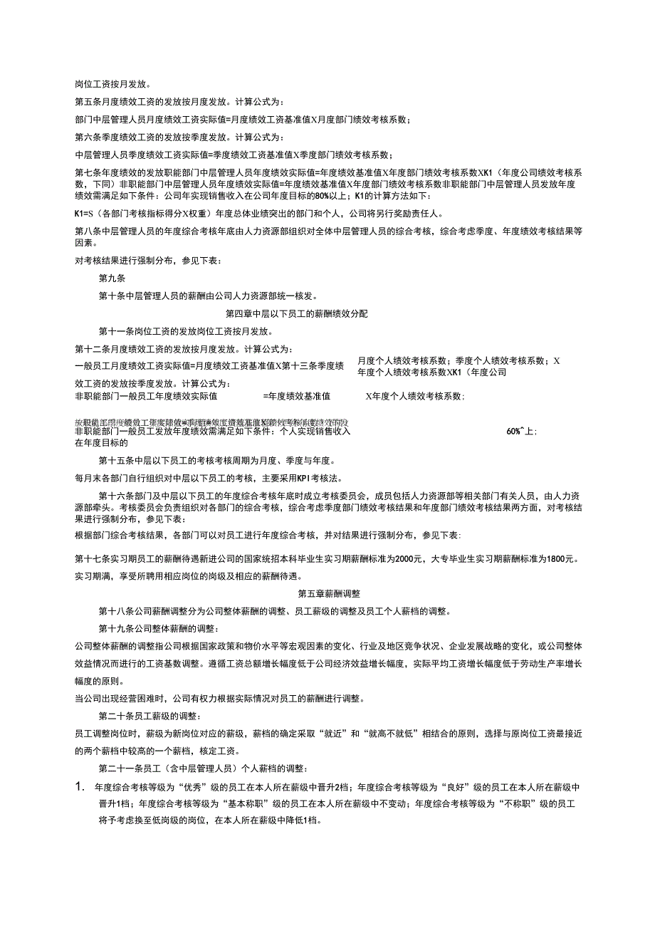 学而思教育薪酬绩效管理制度_第2页