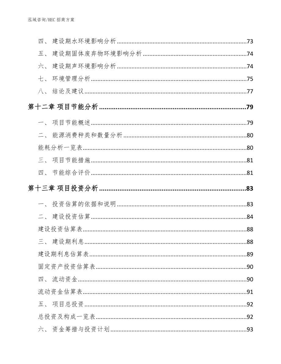 HEC招商方案范文模板_第5页