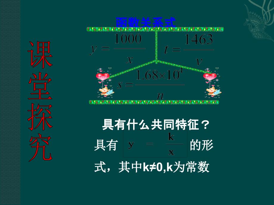 数学反比例函数第1课时课件人教新课标八年级下_第4页