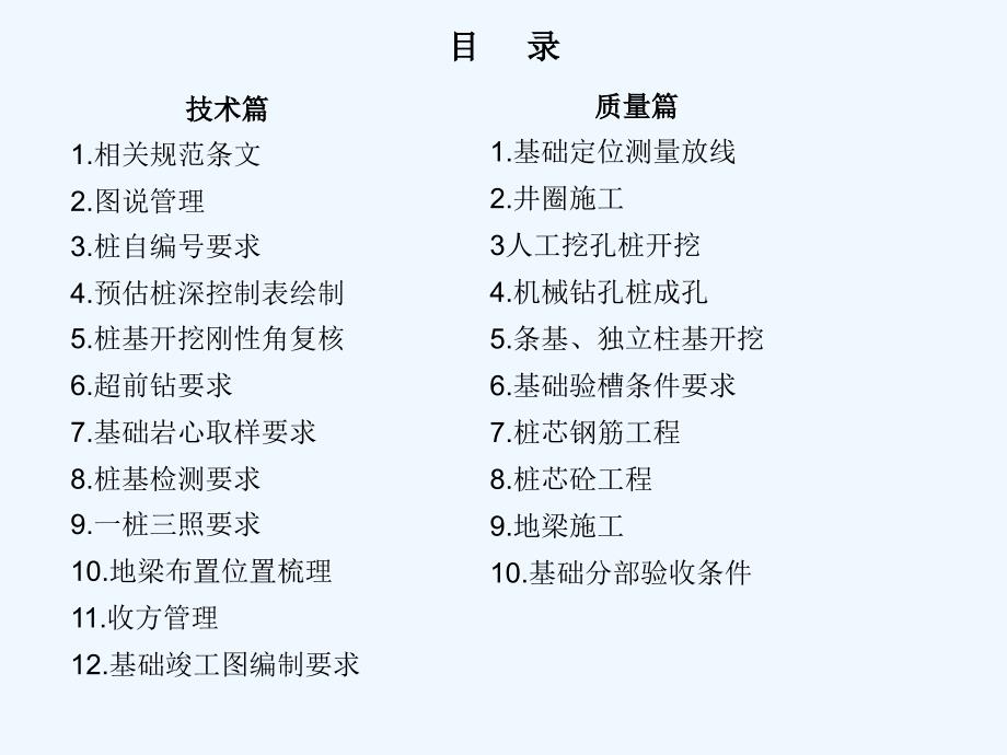 基础工程技术质量标准交底模板课件_第2页