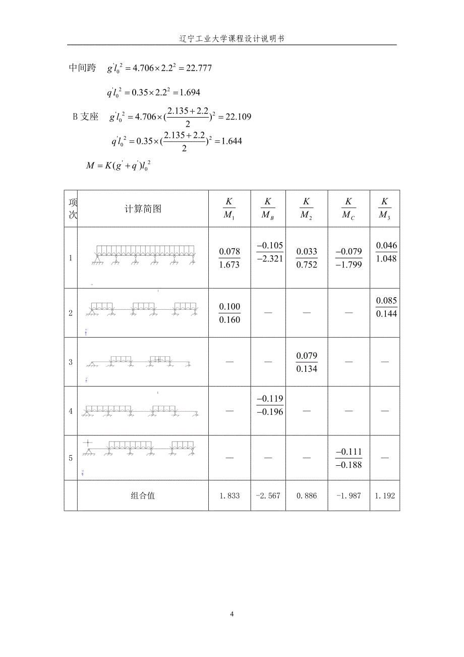 混凝土结构设计课程设计说明书.doc_第5页