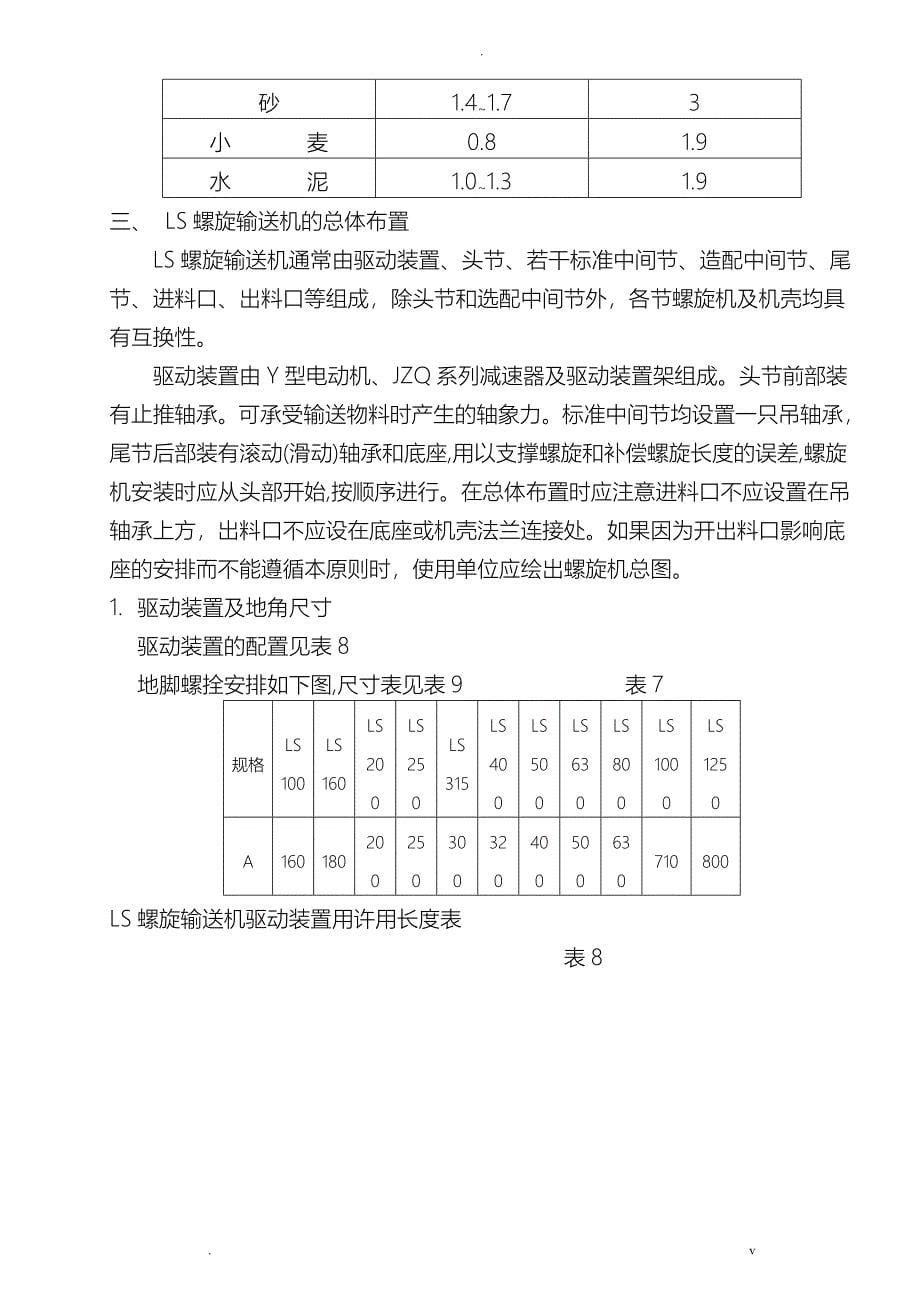 螺旋输送机操作说明书_第5页