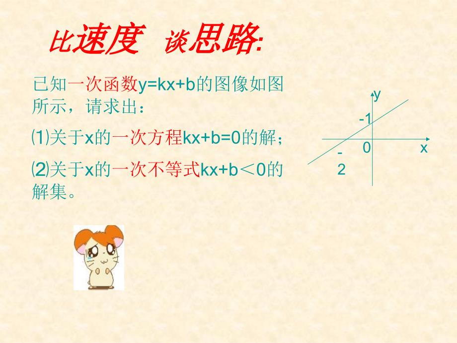 一次函数与一次方程、一次不等式PPT_第2页