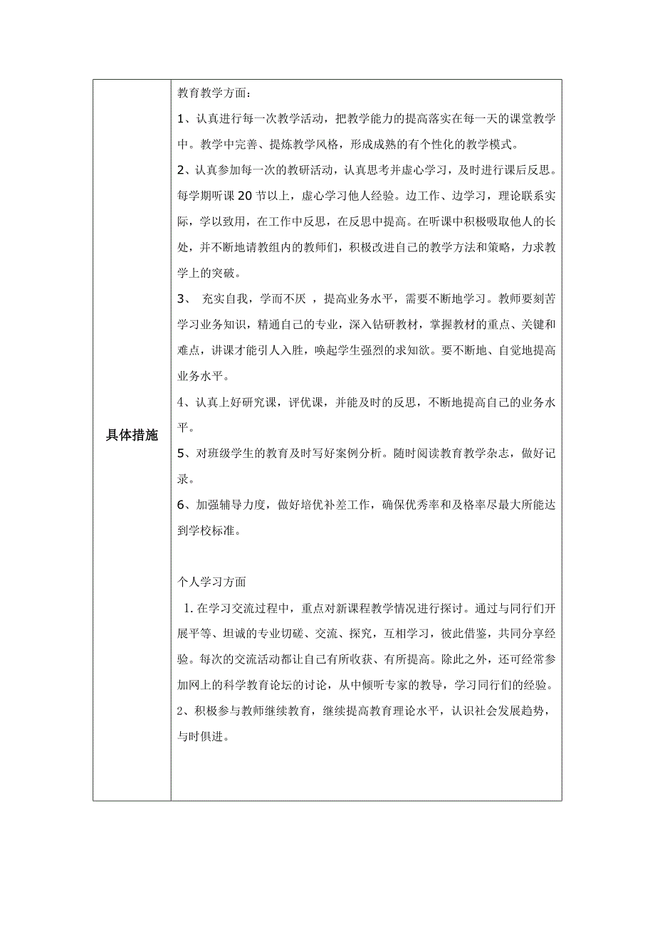 个人专业发展规划模板 (13).doc_第2页