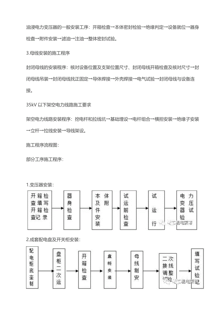 机电安装施工步序与流程图_第2页