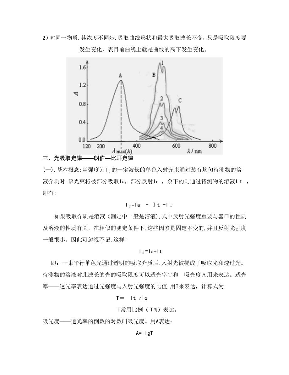 紫外可见光分光光度法_第4页