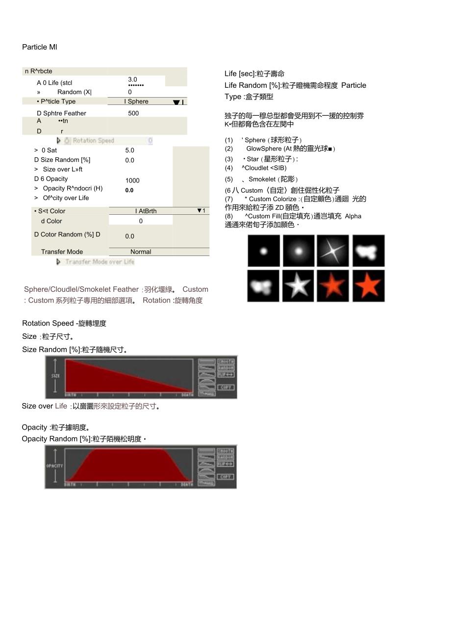 详解Trapcode_particular中英文对照_第2页