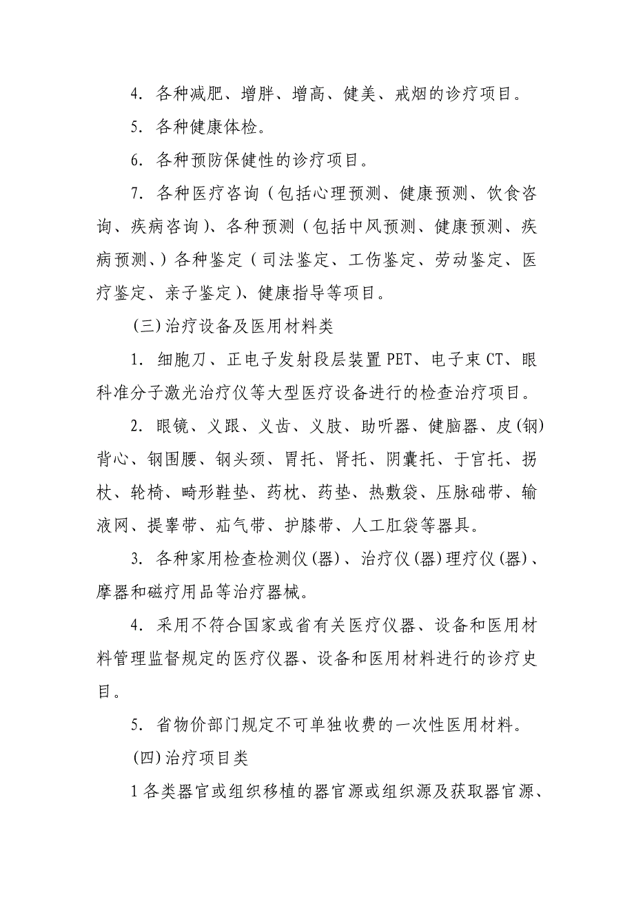 四川省基本医疗保险诊疗项目目录.doc_第2页