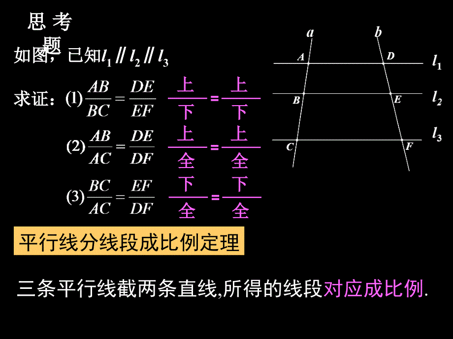 平行线分线段成比例_第2页