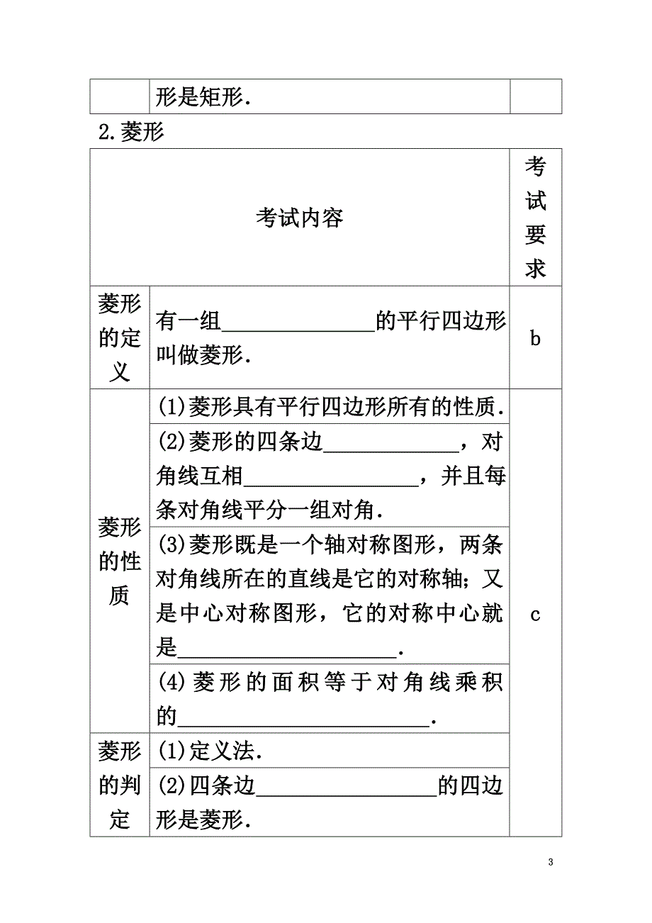 浙江省2021年中考数学总复习第四章基本图形(一)第21讲矩形讲解篇_第3页