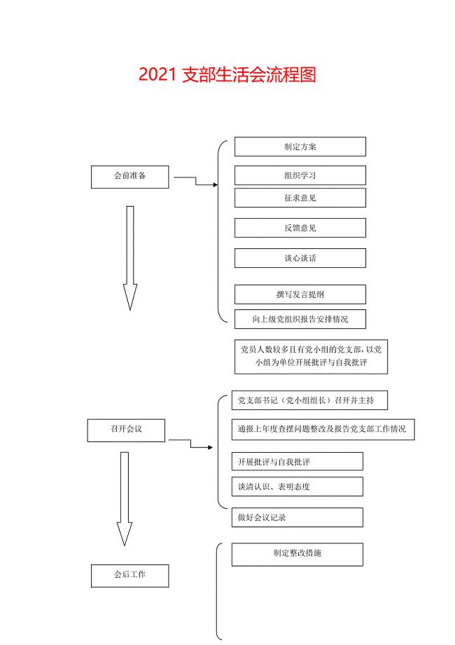 2021支部生活会流程图