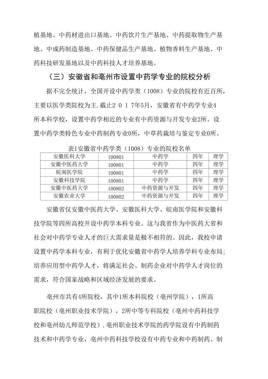 中药学专业论证报告_第5页