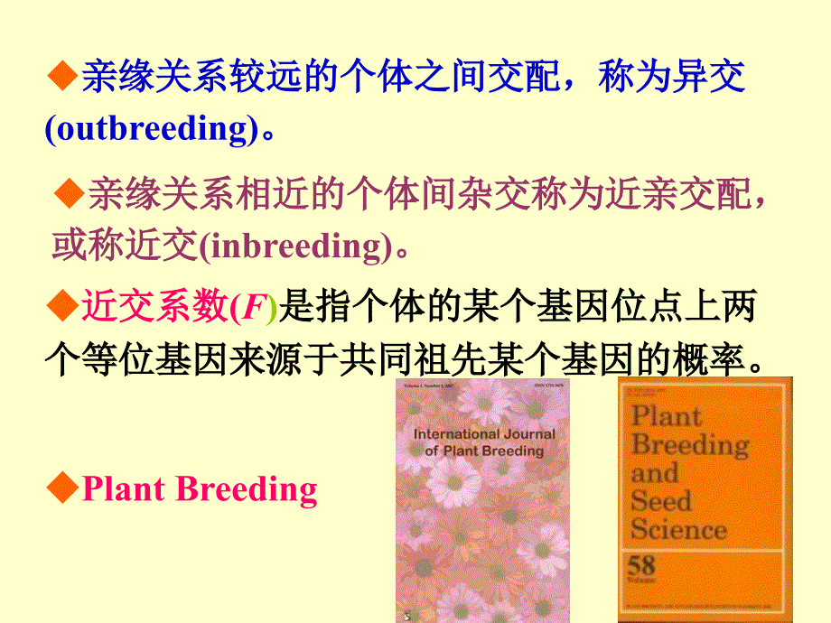 普通遗传学：第九章 近亲繁殖和杂种优势_第3页