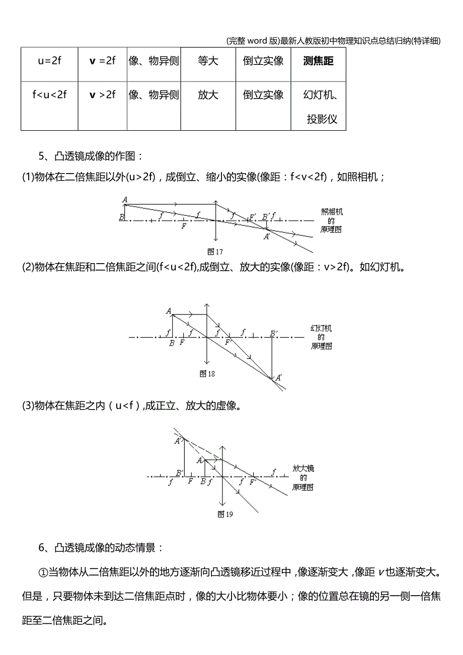 (完整word版)最新人教版初中物理知识点总结归纳(特详细).doc_第3页