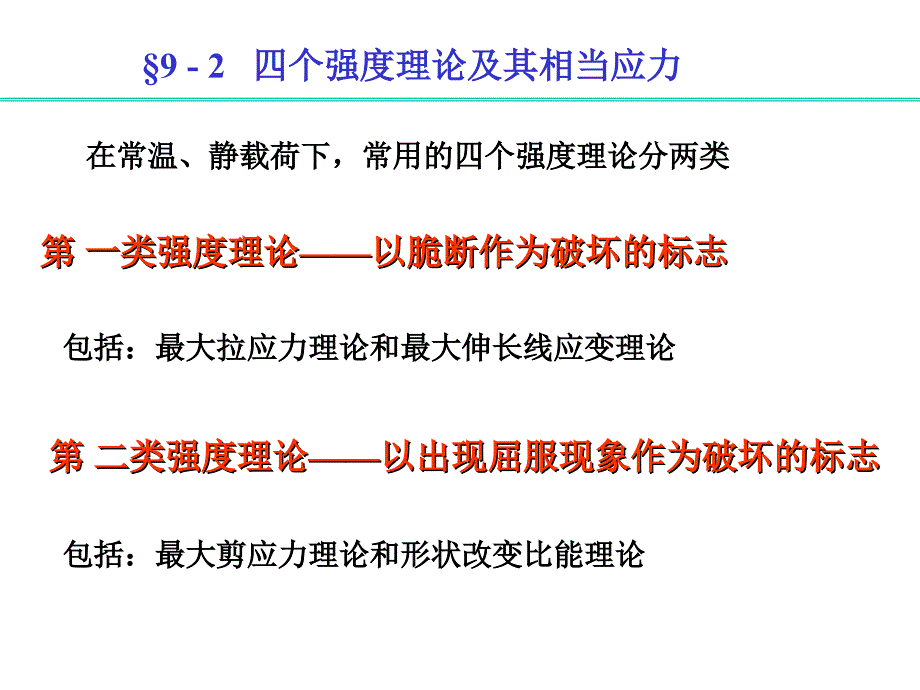 四个强度理论及其相当应力_第1页