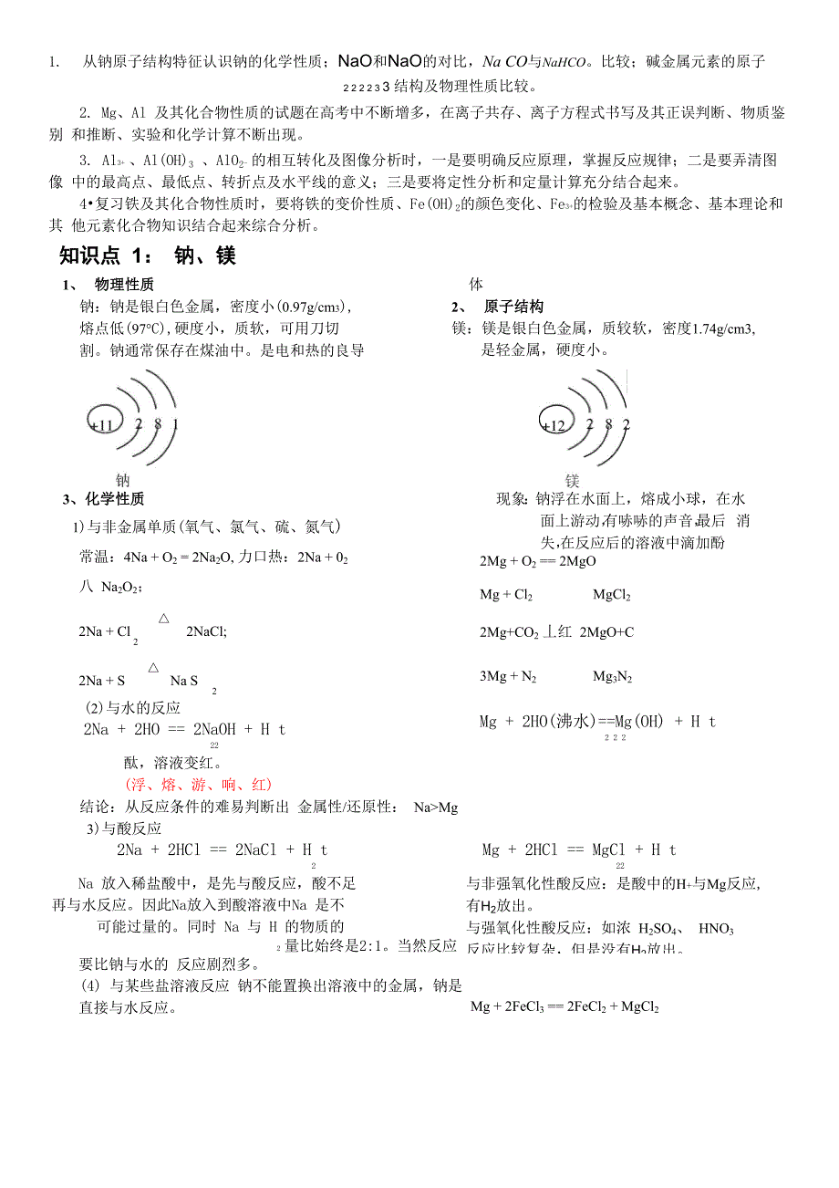 钠、镁、铝、铁、铜_第1页