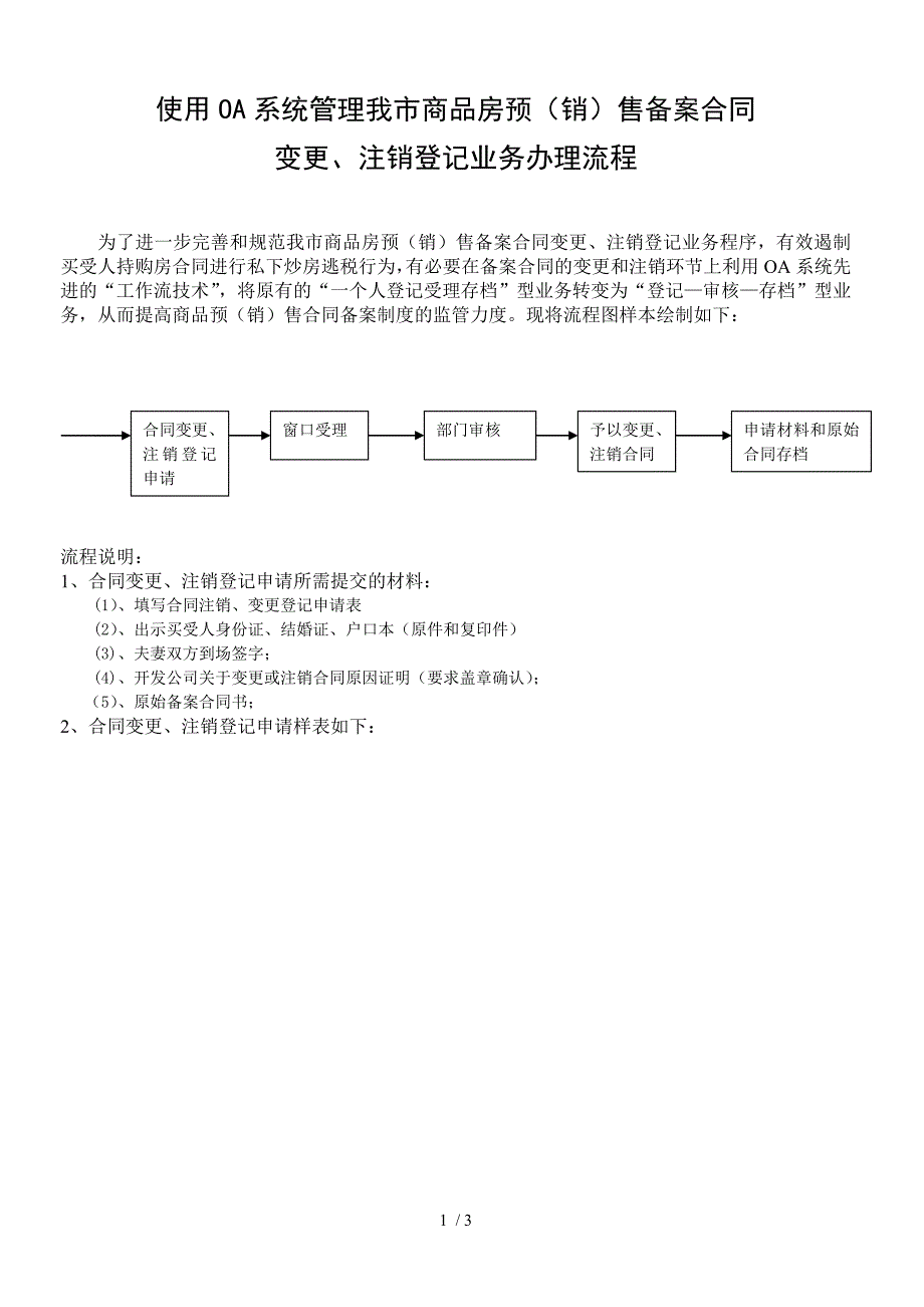 商品房预售合同变更注销登记办理流程_第1页