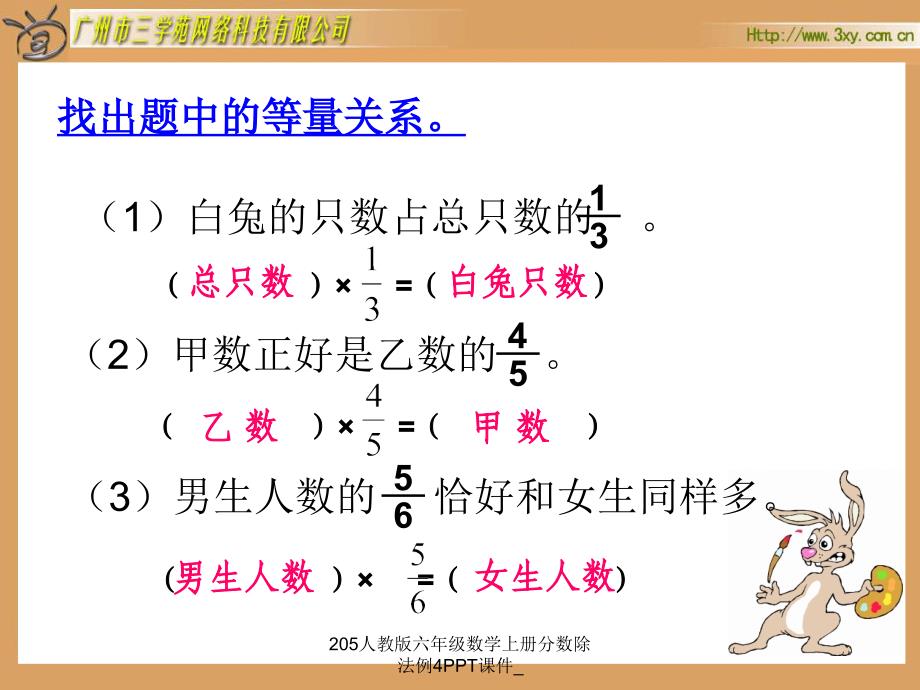 205人教版六年级数学上册分数除法例4PPT课件经典实用_第3页