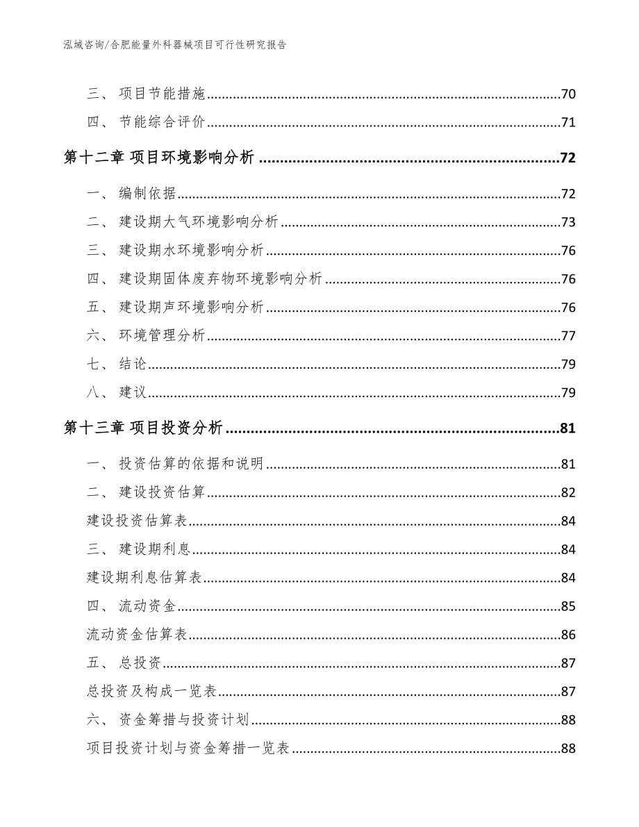 合肥能量外科器械项目可行性研究报告【模板】_第5页