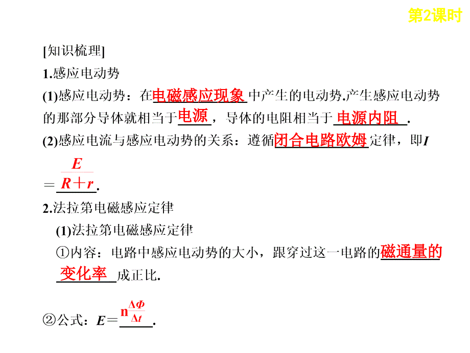 法拉第电磁感应定律自感涡流课件_第4页