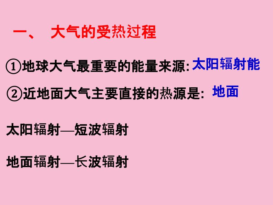 人教版必修一第二章第一节冷热不均引起的大气运动ppt课件_第3页