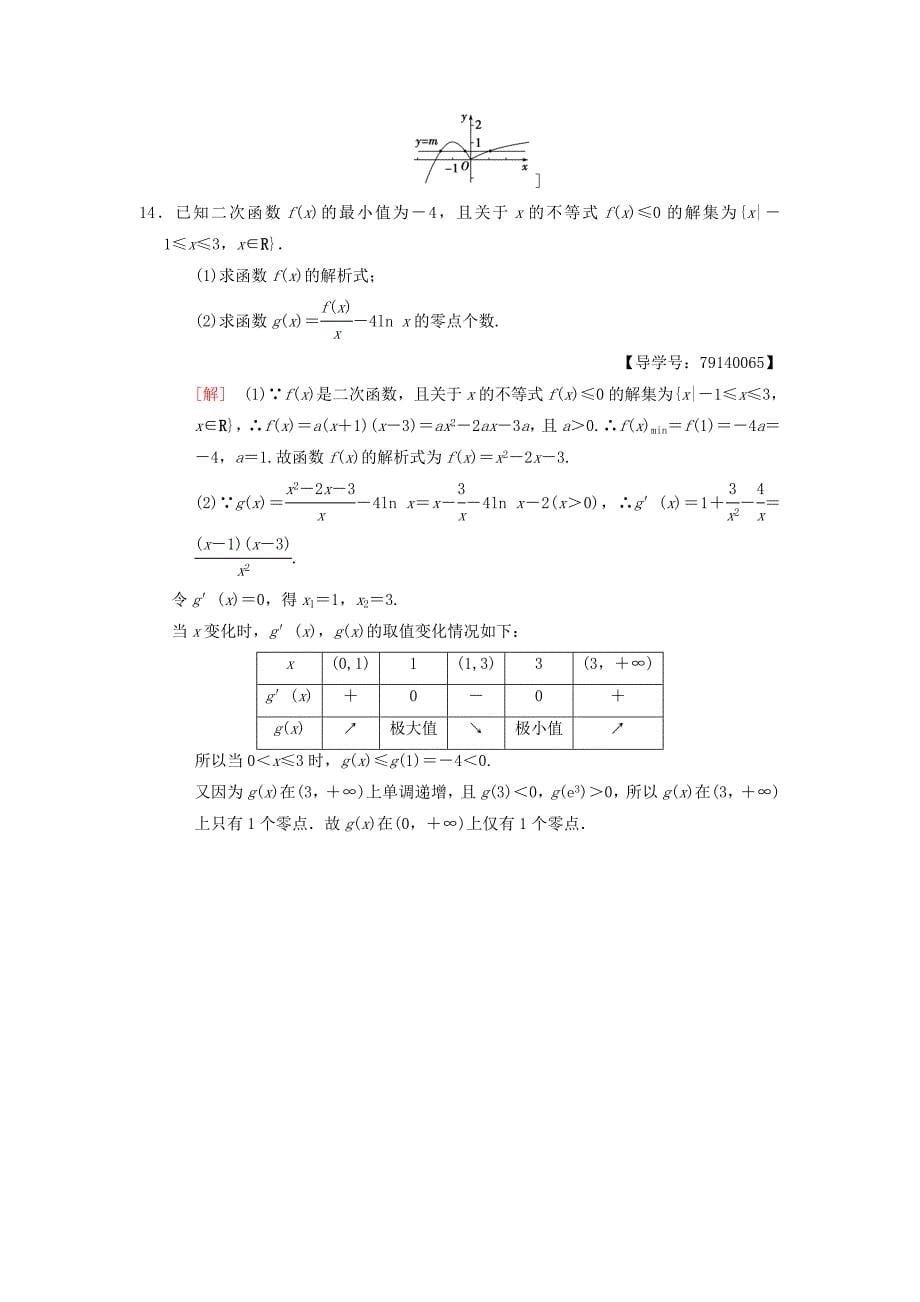 高考数学一轮复习学案训练课件北师大版理科： 课时分层训练11 函数与方程 理 北师大版_第5页