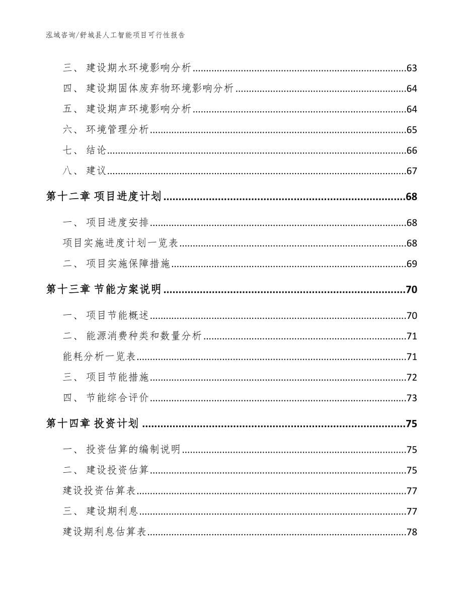 舒城县人工智能项目可行性报告范文参考_第5页