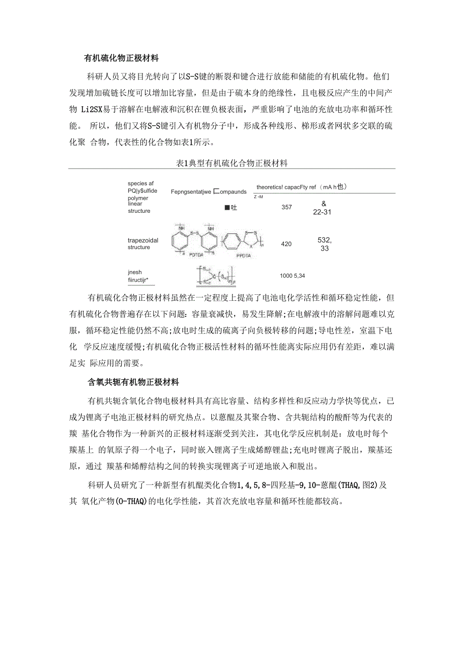 锂离子电池几种有机正极材料介绍_第2页