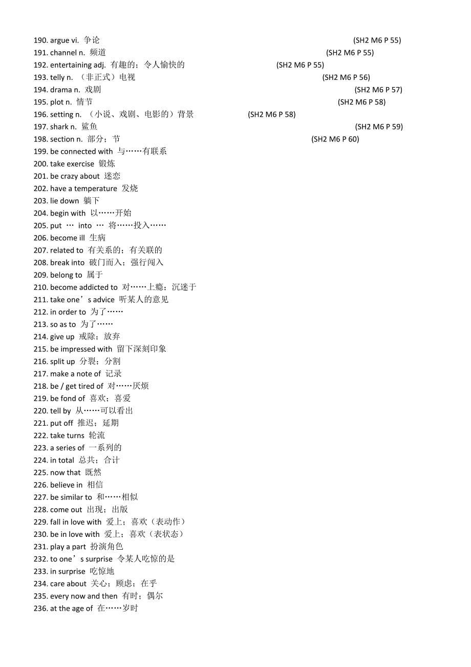 高中英语词汇表（第二册）_第5页