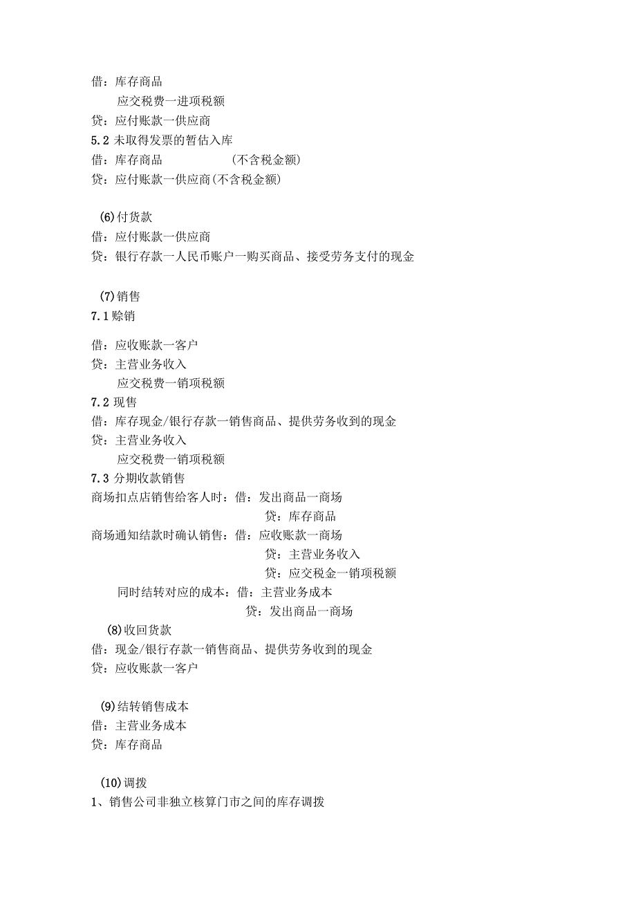 日常业务会计分录处理_第2页