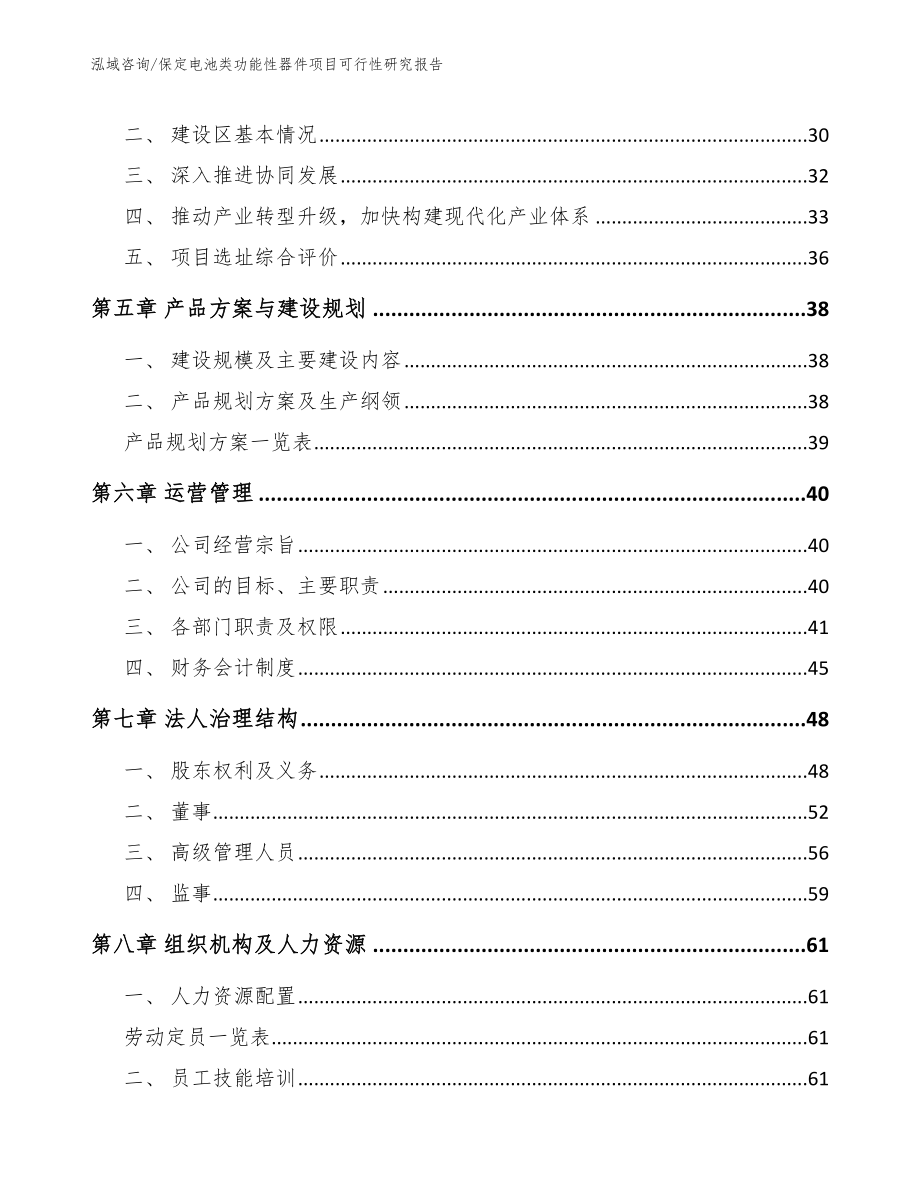 保定电池类功能性器件项目可行性研究报告_范文模板_第2页