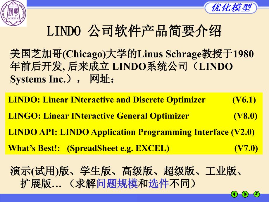 （最新）数学建模讲座（2004年7月~8月江西）优化模型与LINDOPPT课件_第4页