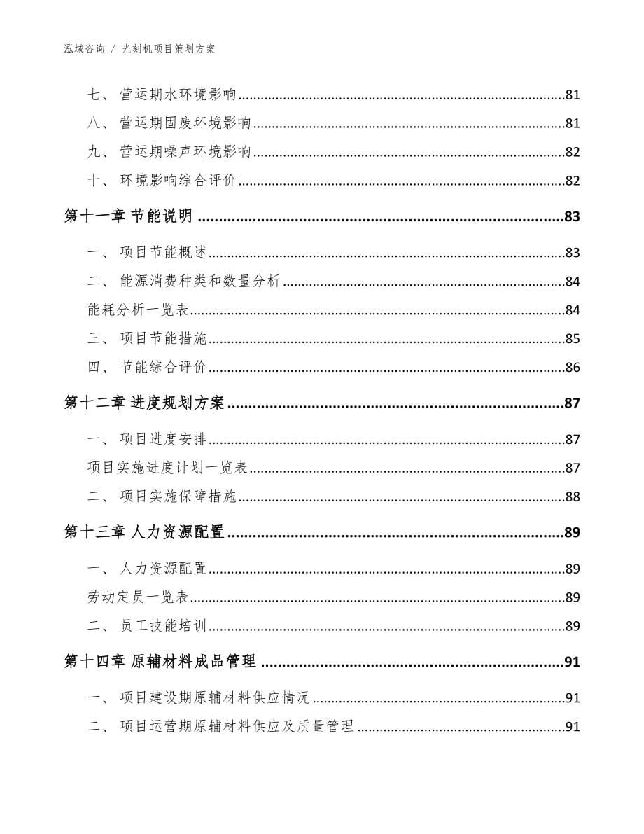 光刻机项目策划方案_模板范文_第5页