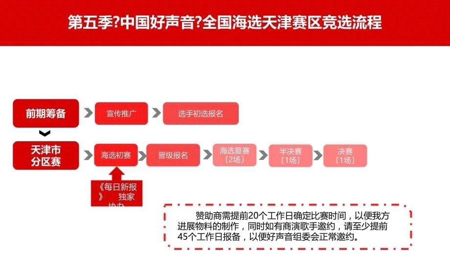 中国好声音海选多赢策划案_第5页