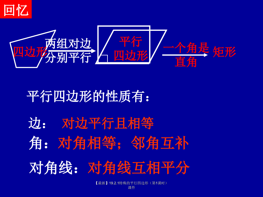 最新19.2.1特殊的平行四边形_第2页