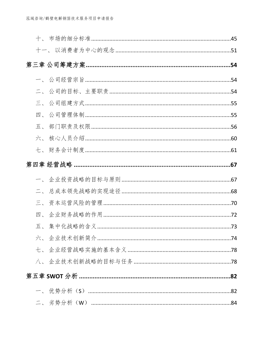 鹤壁电解铜箔技术服务项目申请报告（范文参考）_第3页