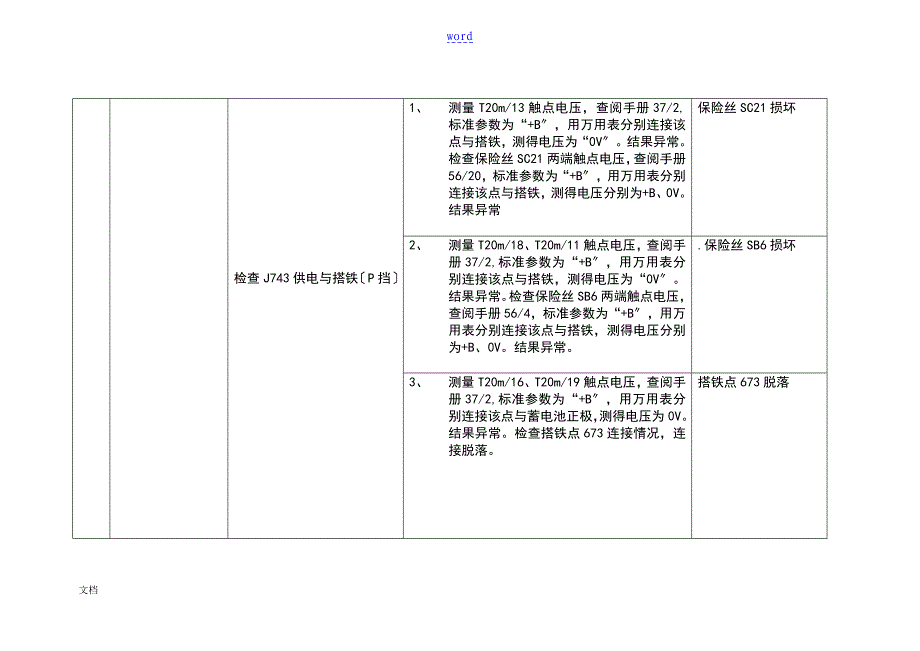 全新迈腾发动机故障诊断思路_第4页