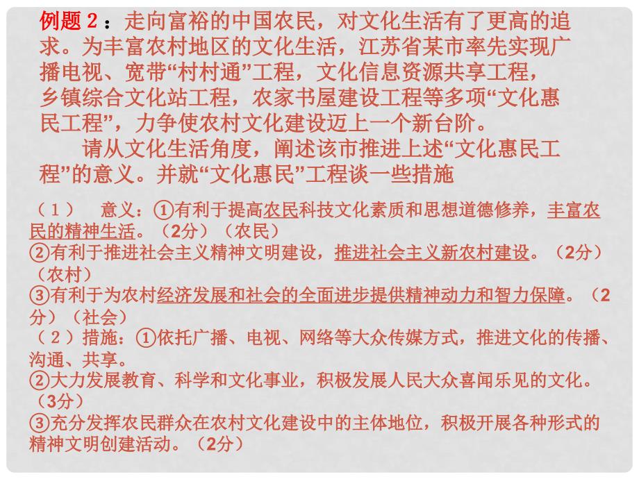 高三政治文化生活二轮复习课件_第4页