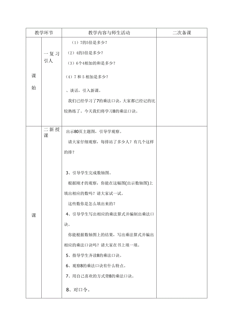 8的乘法口诀1王淑芳.doc_第2页