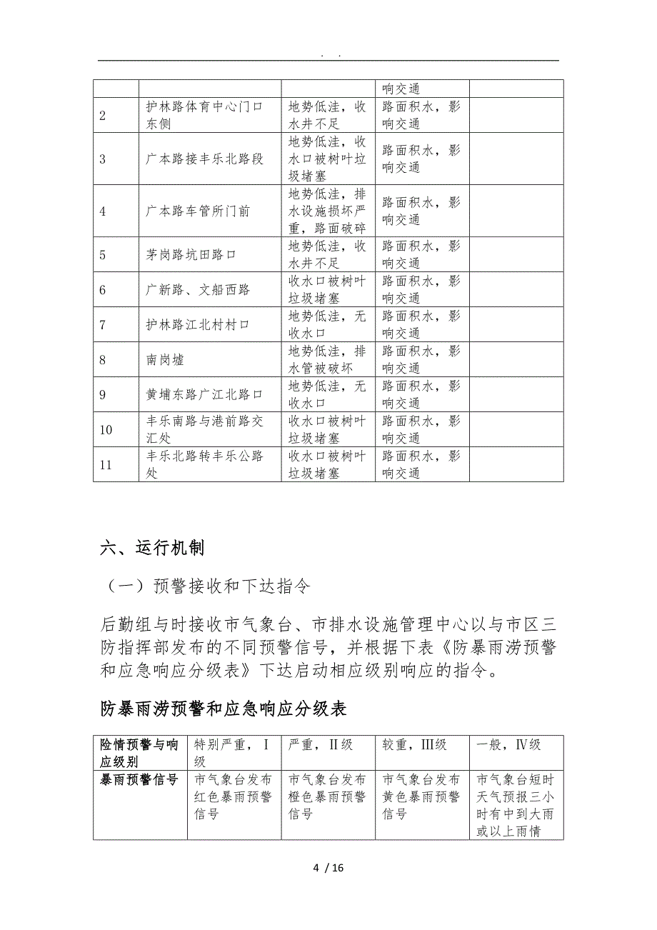 区内涝应急救援预案_第4页